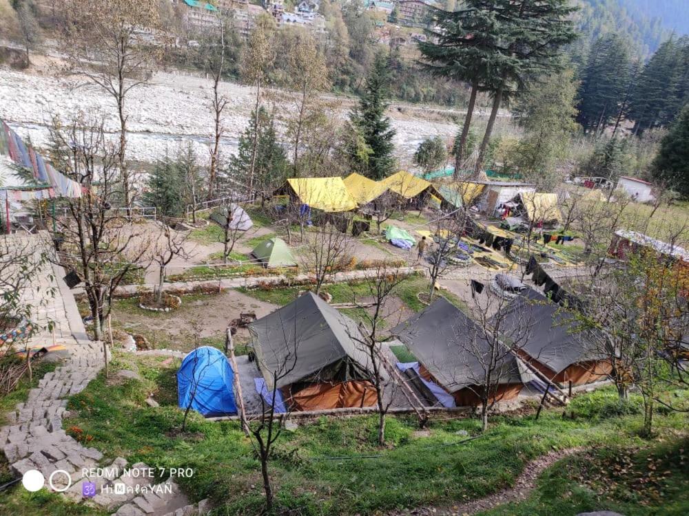 Himtrek Riverside Camps & Hostel Manali Esterno foto